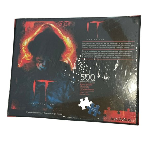 NEW IT Chapter 2  Pennywise 500 Piece  Jigsaw Puzzle Sealed Horror Movie toy - Picture 5 of 5